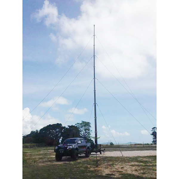 Cheap 18m Pneumatic Telescopic Mast Mobile Telecom Trailer Tower for sale