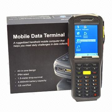 China Handheld Work Terminal with 1D Barcode Scanner and Wi-Fi, Available in Size of 186.5 x 75 x 38.9mm on sale