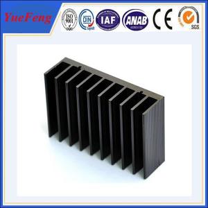 China Black anodized aluminum extrusion profile supplier, supply aluminum radiator extrusion on sale