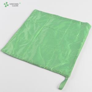 Best Fabric Lint Free Clean Room Wipes Cloth ESD With 2% Conductive Fiber Material wholesale
