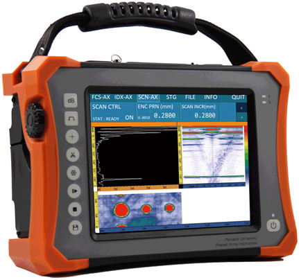 China Portable 64 Ch Hpa-500 Phased Array Ultrasonic Flaw Detector Phased Array Flaw Detector on sale