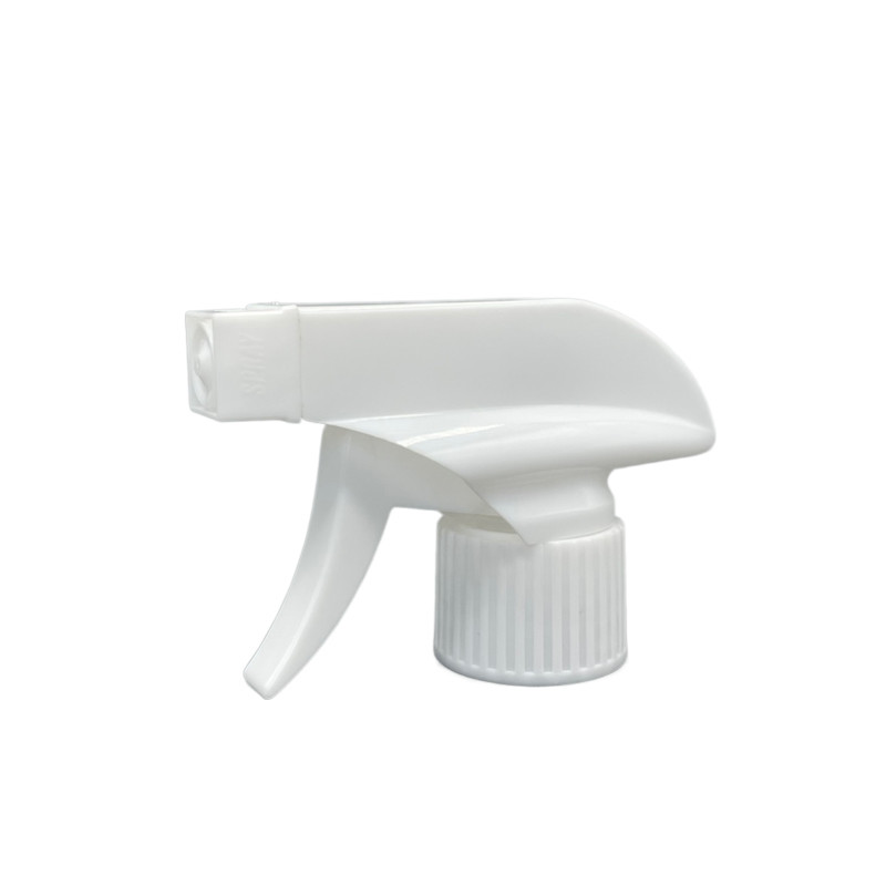 China White Plastic Trigger Sprayer Pump Bottle Tops 0.11ml Dosage 28/400 28/410 on sale