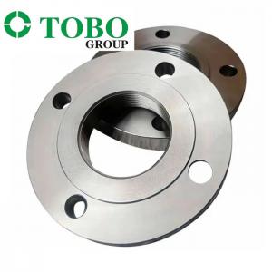 China All Size Custom Stainless Steel Flange Nickel Seamless Alloy Steel Flat Welding Flange for Oil Gas Pipeline on sale