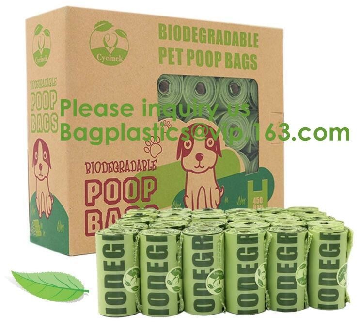 Best Manufacture 100% biodegradable Home compost or OK compost Durable Supermarket food waste garbage bags, bagease, package wholesale