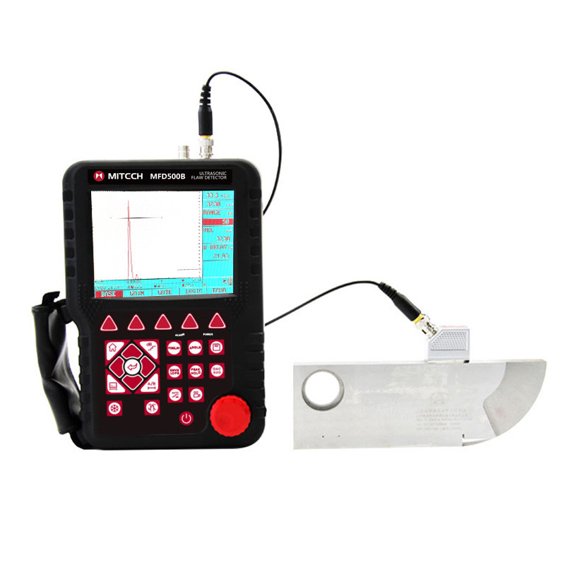 Mitech Digital Ultrasonic Flaw Detector For Testing Large Workpieces And Industrial Use MFD500B