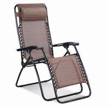 China Folding Recliner/Chair for Garden, Beach and Camp, Open Size Measures 165 x 65 x 114cm on sale