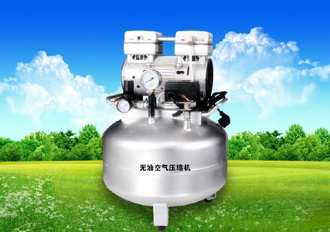 China Portable air compressor,dental equipment 30L oil free air compressor on sale