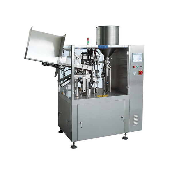 China Hair Cream Automatic Tube Filling And Sealing Machine 40pcs/Min PLC Control on sale