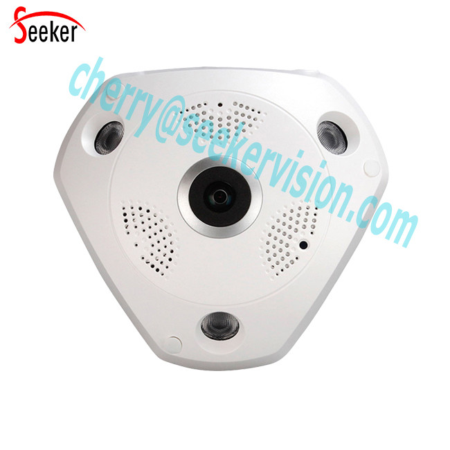 China New 360 Degree 3D VR Panoramic Wifi Security Camera Home Security best wireless security camera TF Card on sale