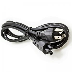 China 1.8m 3 PIN Laptop Power Cable US CCA Universal Laptop Power Cord on sale