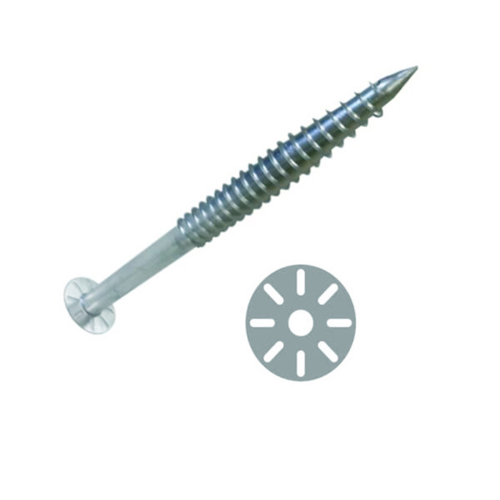 China Q235 Galvanized Steel 76mm Helical Earth Anchor Ground Screw Piles on sale