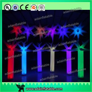 Best 300cm LED Inflatable Pillar Lighting Decoration, Inflatable Light Column,Inflatable Star wholesale