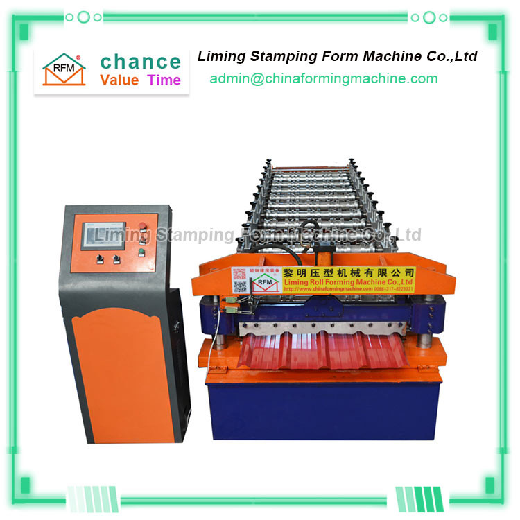 China Construction Metal Roofing Panel Machine For Colored Ceramic Tile on sale