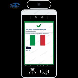 Best HF80C Italy Verificy C19 Health Code Scan Device Face Recognition  Health Code Scan Device wholesale