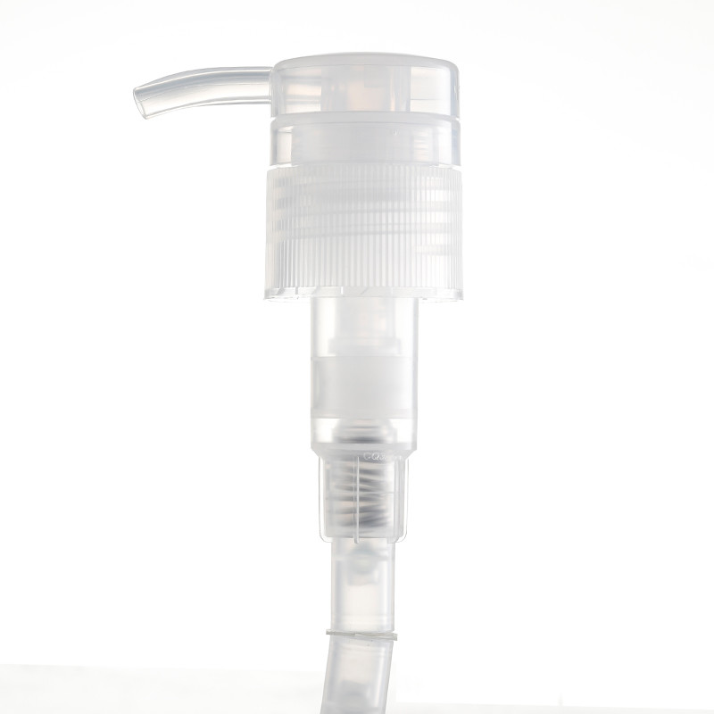 Transparent Lotion Dispenser Pump Head Leak Free 24 410 Treatment Pump For Hand Washing