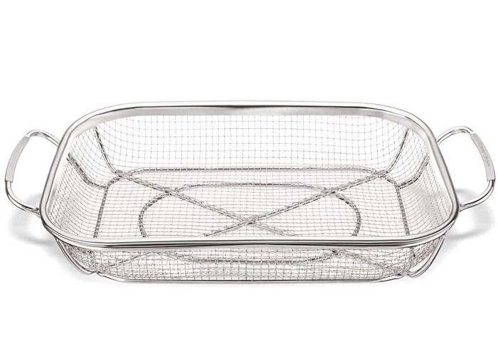 China ISO9001 Approve Multipurpose BBQ Veggie Grill Basket For Kitchen on sale