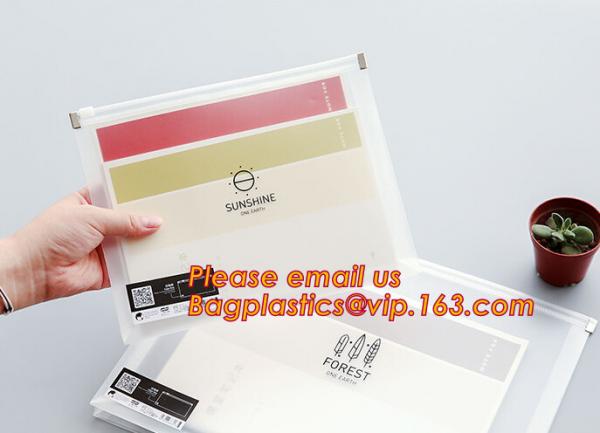 Cheap custom clear transpaent PE zipper file folder bag , PE Zip files wallet wholesale, PVC Polyvinyl Plastic Document bag for sale