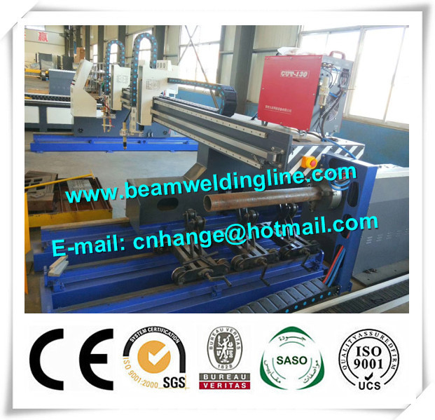 China CNC Plasma Cutting Machine For Sheet And Pipe , Pipe Profile Plasma Cutting Machine on sale