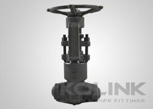 China Pressure Seal Bonnet PSB Forged Steel Globe Valve Butt-welded End Stop Valve on sale