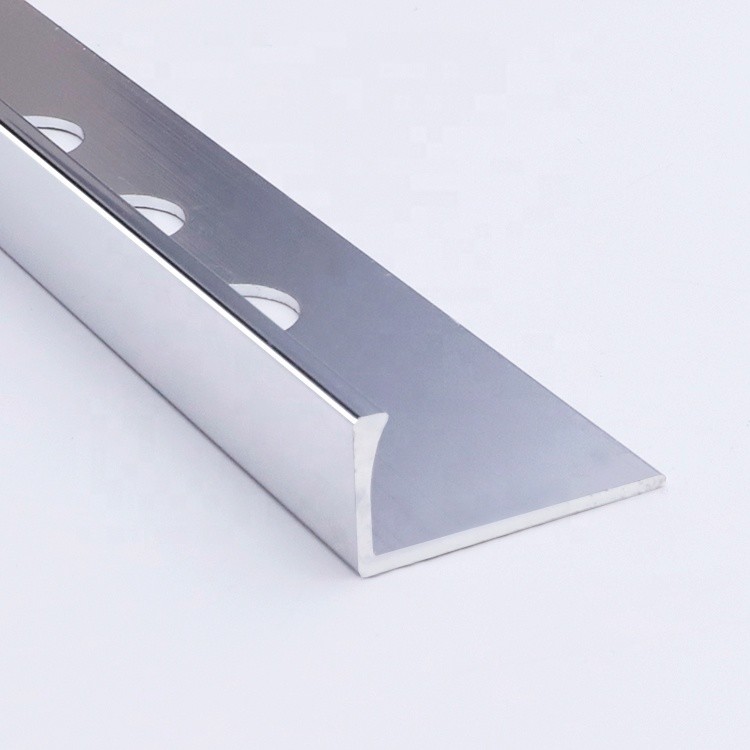 China 2.7m Zinc Chrome Square Edge Tile Trim Aluminum on sale