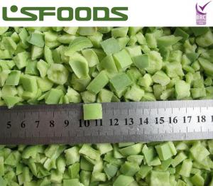 China new crop frozen sweet green pepper dices on sale