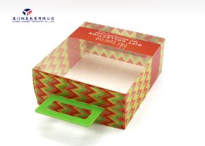 Best Top Handle Custom Plastic Box Packaging Clear Rigid PET Material Offset Printing wholesale