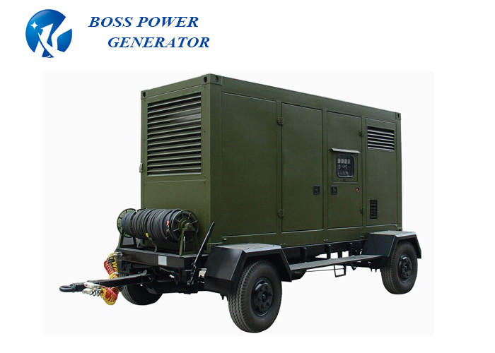 Best 9-200KVA Compact Structure Flexible Suspended And Braking Mobile Trailer Diesel Generator wholesale