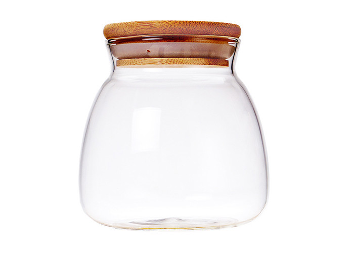 Best Tea Candy Wide Mouth Glass Jars , Airtight Glass Jars Wide Mouth wholesale