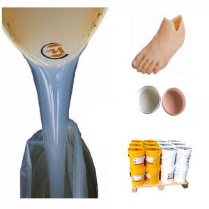 China Life Casting Two Component RTV2 Liquid Silicone Rubber For Body Parts on sale