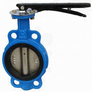 China 6 Inch Stainless Steel 304 Body Disc Seat EPDM Wafer Type Butterfly Valves Pneumatic Actuator Butterfly Valve on sale