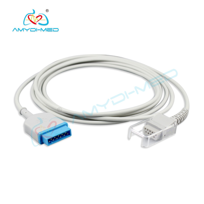 Best GE OHMEDA Pulse Oximeter Cable Medical Grade Compatible With GEB30 / B40 wholesale