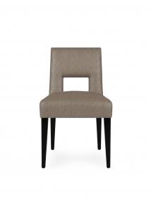Best Customized Brown Leather Dining Chair / Modern Restaurant Furniture wholesale
