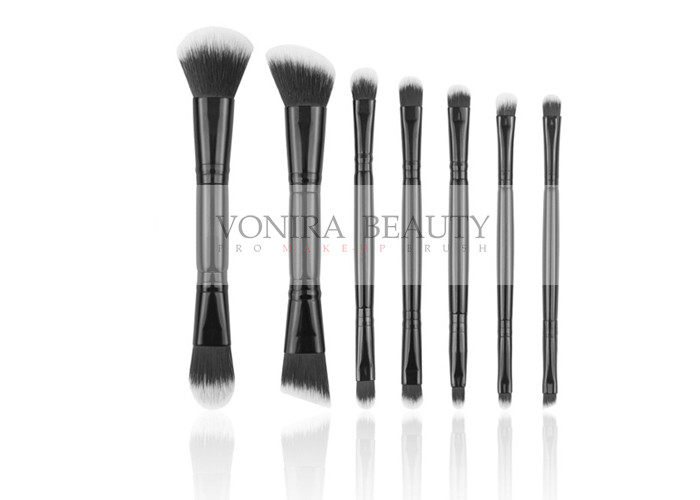 China Duel End Makeup Brushes With Excellent Synthetic Fiber For Full Line Daily Use on sale