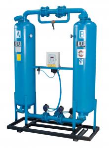 China 0.4 ~ 1.0Mpa Freezed Dried Compressed Air Dryer High Efficiency In Blue Color on sale