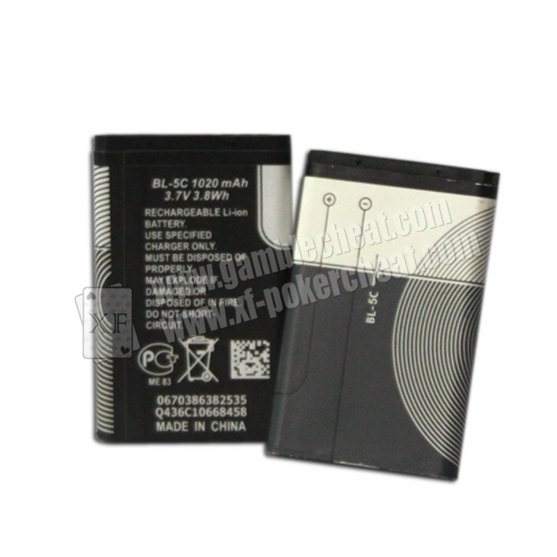 China Black Nokia N72 Gambling Tools BL - 5C Lithium Battery For Poker Scanner on sale