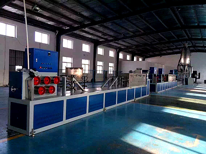 China recycled crushed Polyester PP Strap Band Extrusion Line Dispenser on sale