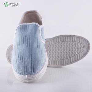 Best Anti static esd iso 8 clean cleanroom pvc blue workshoes wholesale