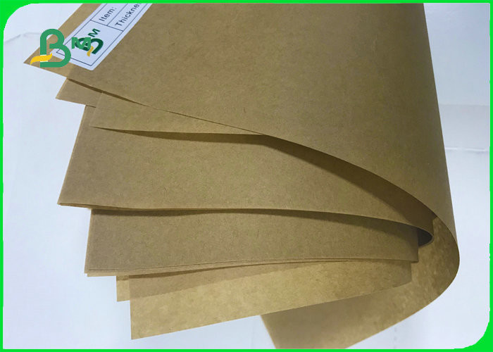 China Environmental 40gsm 60gsm Brown Kraft Paper For Food Packing Bags on sale