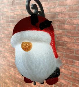 Best EVA Plastic Outdoor Gnome Christmas Porch Light Cover Holiday Home Decor wholesale