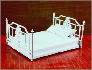 Best Architectural Homes 3D Model Furniture Antique Court Art Double Bed 1:20/1:25/1:30 wholesale
