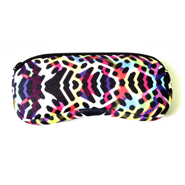 Best Portable Travel Zipper Soft Neoprene Sunglasses bag.SBR Material. Size is 19cm*8.7cm. wholesale