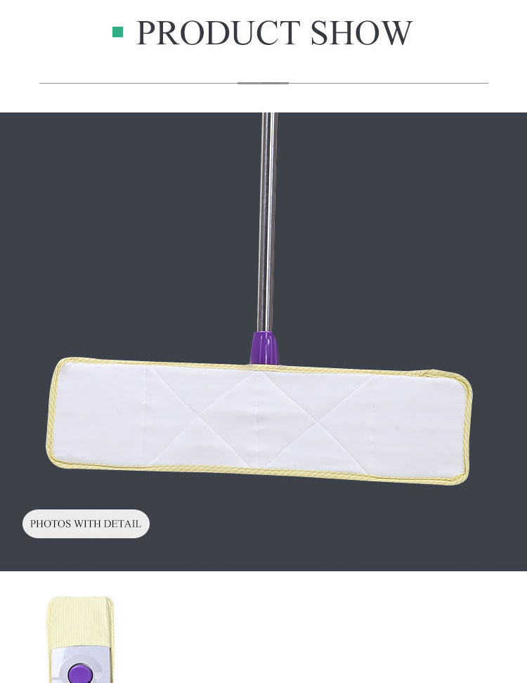 Professional Clean Room Mops , Anti Static Industrial Mops For Cleaning