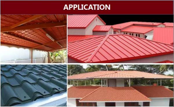 Corrugated SGCH SPCC Building Roof Tiles 0.3mm