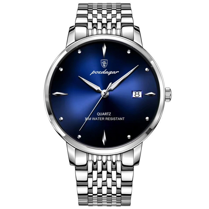 China 135g Weight Stainless Steel Quartz Wrist Watch with Pointer Display on sale