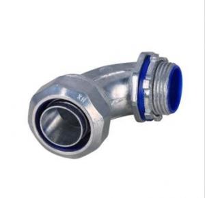China 90 Degree Flexible Liquid Tight Connector EMT Conduit Fitting on sale