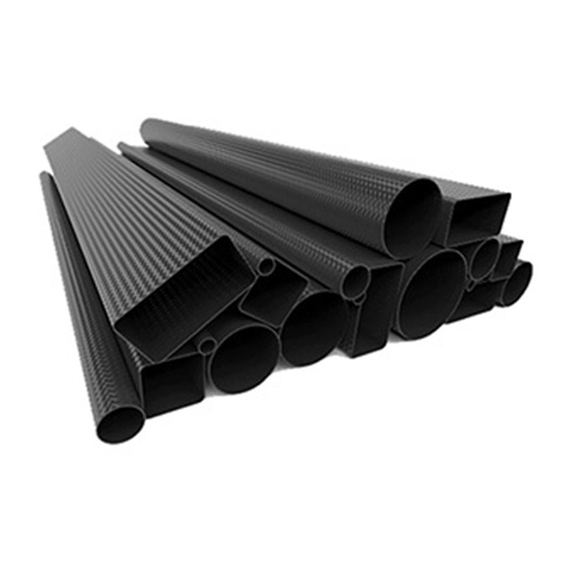 China High Strength Low Weight Carbon Fiber Rectangular Tube UV Resistant on sale