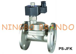 Best 1.5'' 2'' 3'' Flanged Stainless Steel Steam Solenoid Valve Normally Open wholesale