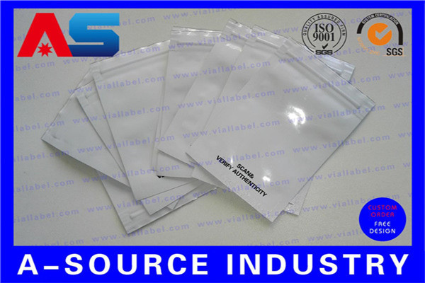 China Fine Aluminum Foil Bags / Pouch Zip - Lock For Pharmaceutical Steroid Oral Pills on sale