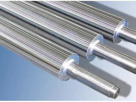 China Anti - corrosive Industrial Steel Rollers , Hard Chrome Plated Steel Roll on sale