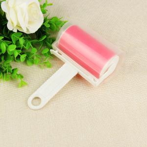 China Sticky Vertical Pink Washable Disposable Plastic Lint Roller on sale